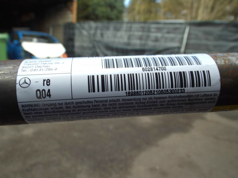 MERCEDES B CLASS W245 2006-2011 ROOF AIRBAG RIGHT DRIVER SIDE O/S