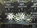 PEUGEOT 206 1.4 GENUINE PEUGEOT 14" HUBCAPS WITH BADGE SET OF 4