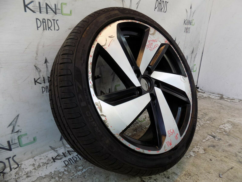 VW GOLF GTI MK7 18" ALLOY WHEEL AND TYRE 225/40/18 5G0601025CN 7.5J ET49