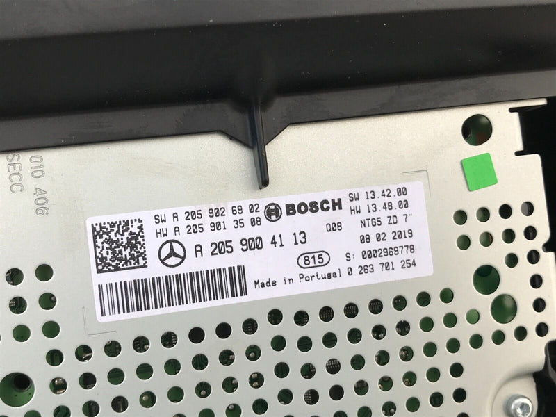 MERCEDES GLC X253 2016-23 MONITOR CENTRAL DISPLAY SCREEN LCD NAVI A2059004113