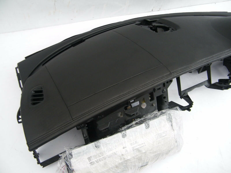 JAGUAR XF 2008-2015 BLACK LEATHER DASHBOARD WITH DRIVER PASSANGER AIR. BAG KIT