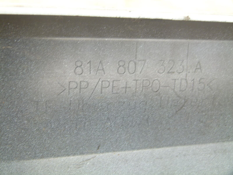 AUDI Q2 S-LINE 2016-2018 REAR BUMPER LOWER PART & DIFUSSER 81A807323A