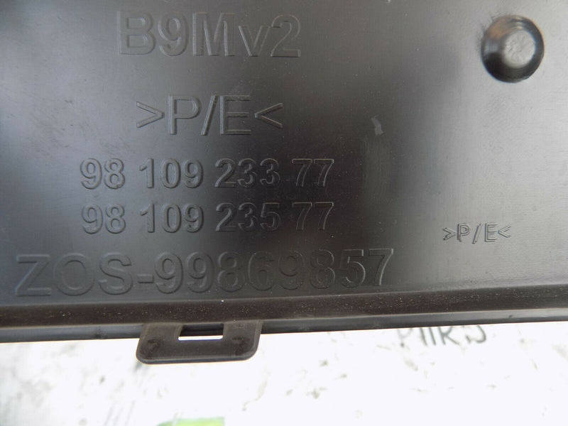 PEUGEOT PARTNER TEPEE FACELIFT 2015-2017 BLACK FRONT BUMPER 9810923377