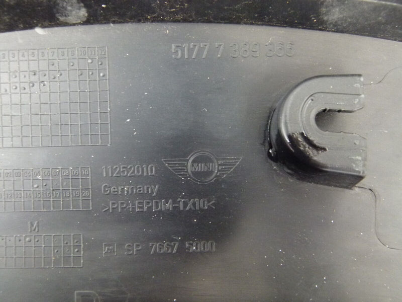 MINI COUNTRYMAN F60 17-20 FRONT RIGHT WHEEL ARCH TRIM GENUINE 5177 7389366