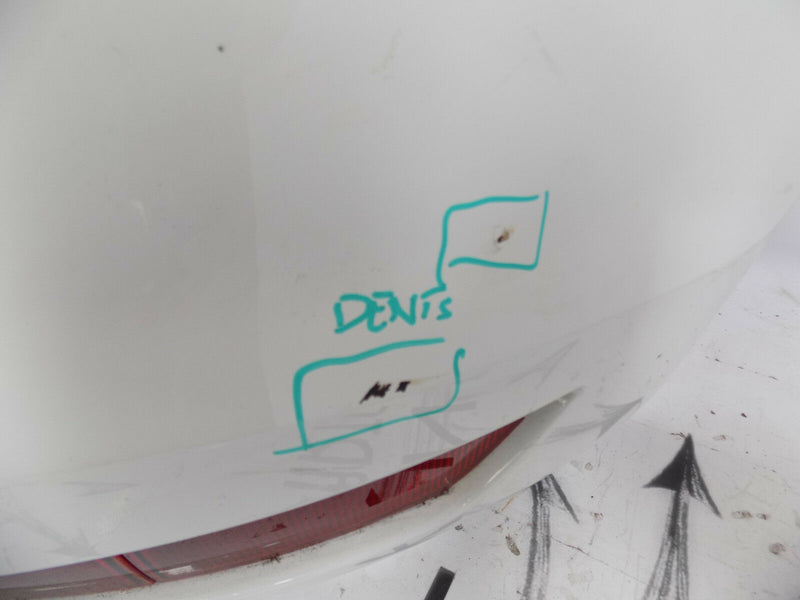 VW TOURAN II MK2 5T 2015-2018 WHITE REAR BUMPER GENUINE 6x PDC 5TA807421
