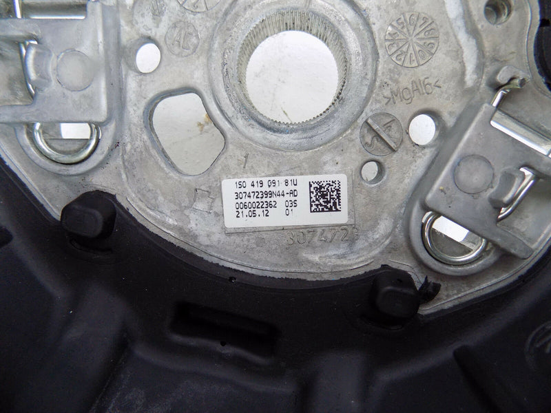 VOLKSWAGEN VW UP 2011-2017 GENUINE STEERING WHEEL BLACK 1S0419091