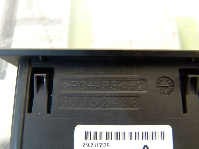 RENAULT CAPTUR 2020-ON AUDIO AUX USB CONNECTOR SOCKETS 280231553R