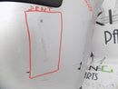 VW POLO IV MK4 6Q 2001-04 SILVER REAR BUMPER GENUINE 6Q6807421, 6Q6807521