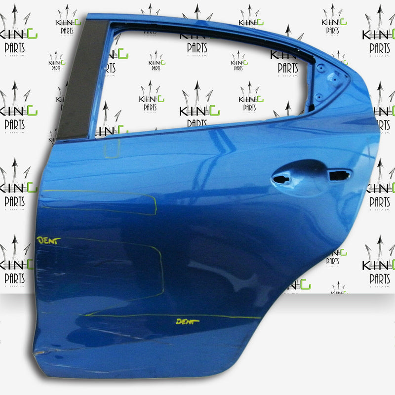 MAZDA 2 MK4 (DJ) HATCHBACK 2015 2016 2017 BLUE REAR DOOR LEFT PASSENGER SIDE N/S