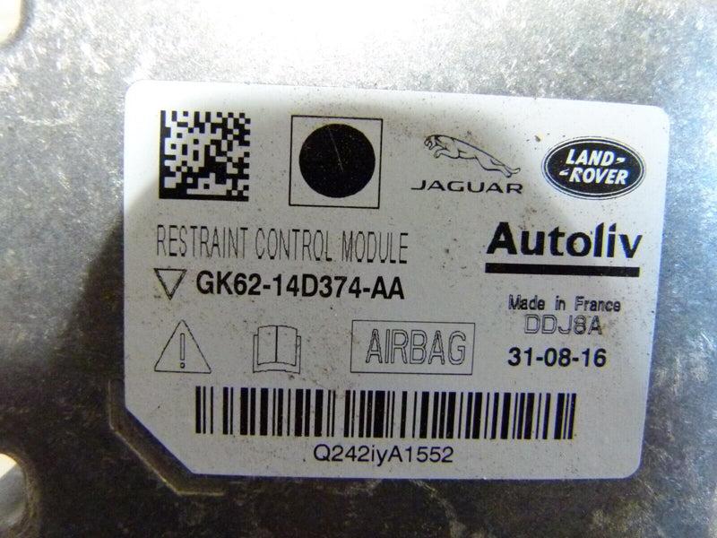 RANGE ROVER SPORT 13-17 L494 RESTRAINT AIRBAG CONTROL MODULE GK6214D374AA