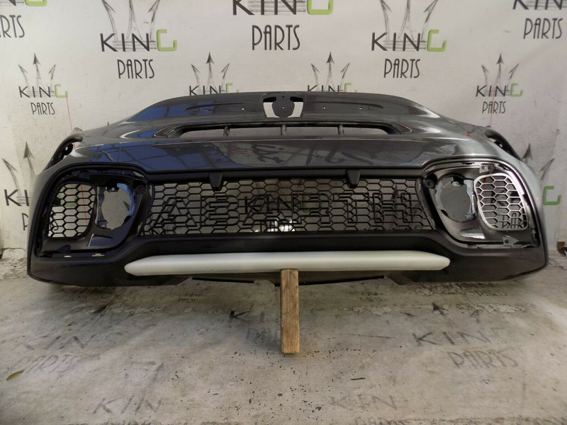 FIAT 500 ABARTH 595 2016-UP FCL FRONT BUMPER DARK GREY+GRILL OEM 735633044