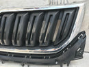 SKODA KODIAQ 16-18 FRONT BUMPER TOP GRILL GRILLE BONNET CAMERA HOLES 565853653A
