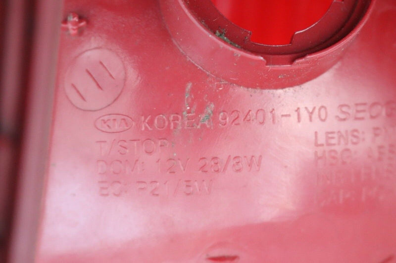 KIA PICANTO 2011-2017 LEFT PASSENGER SIDE REAR LIGHT TAIL LAMP 92401-1Y0