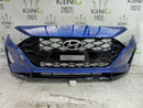 HYUNDAI i20 BC3 BI3 2020-ON BLUE FRONT BUMPER GENUINE & GRILL 86511-Q0000