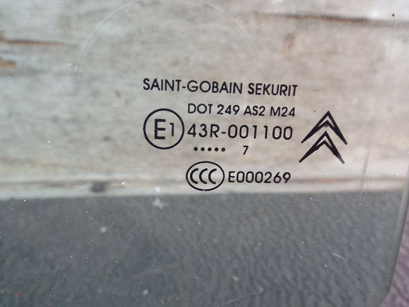 CITROEN C4 PICASSO 2006-2013 REAR DOOR WINDOW GLASS RIGHT DRIVER SIDE O/S