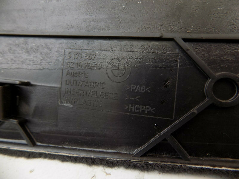 BMW F10 F11 GREY CENTRE CONSOLE CARPET TRIM GENUINE L+R 9171567 9171568