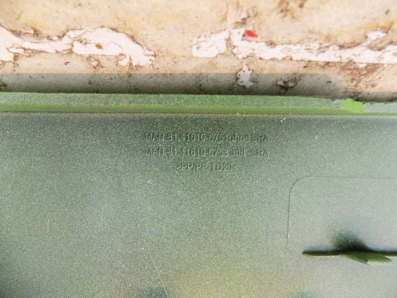 MAN TGX EURO 6 2020+ LEFT BUMPER CORNER HEADLIGHT SURROUND GREEN MAN-8141610