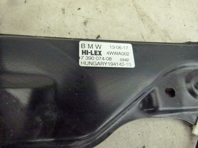 MINI COUNTRYMAN F60 2017-20 FRONT RIGHT WINDOW REGULATOR GENUINE 7390074