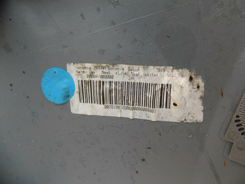 SKODA OCTAVIA IV MK4 5E 2020 UP--FRONT BUMPER IN BLUE PDC HOLES 5E3807221