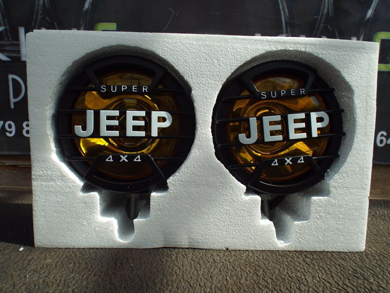 2xHalogen 4x4 4WD Roof Bumper Fog Lamp JEEP SUV VAN Sport Yellow