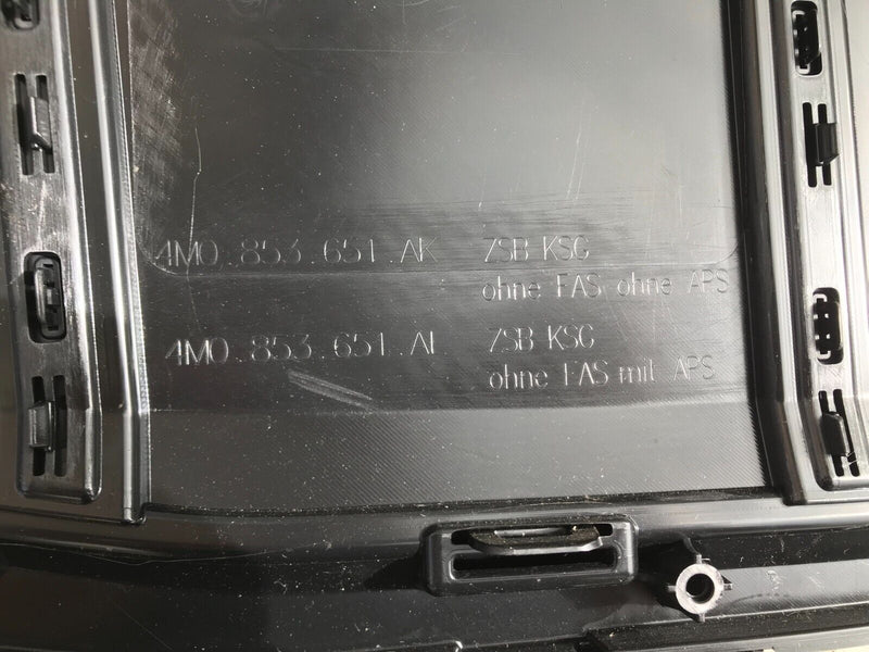 AUDI Q7 4M FACELIFT 2020-2023 FRONT BUMPER GRILL RADIATOR GRILLE 4M0853651