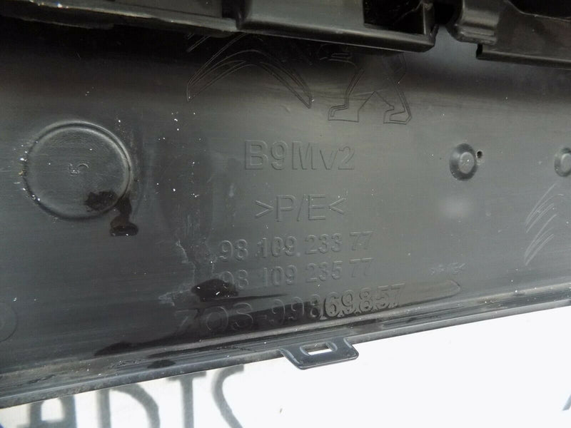 PEUGEOT PARTNER TEPEE FCL 15-17 BLACK FRONT BUMPER WITH GRILL 9810923377