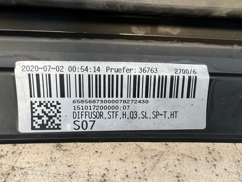 AUDI Q3 S-LINE 2018-2021 REAR BUMPER DIFFUSER  83A807568