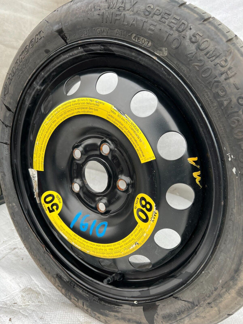 VW AUDI SEAT SKODA 16" SPACE SAVER SPARE WHEEL 125/70/16 1K0601027F