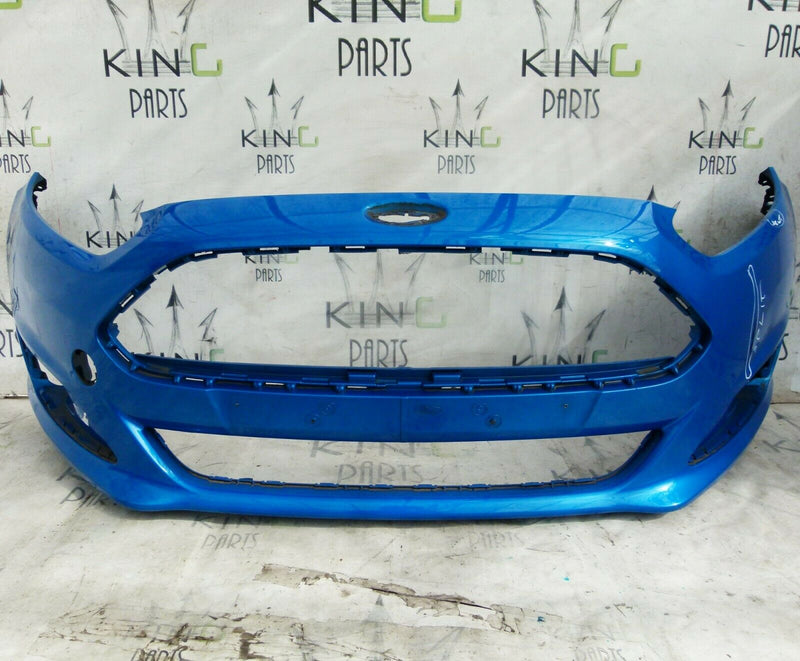 FORD FIESTA MK6 FACELIFT 2014-2016 BLUE FRONT BUMPER GENUINE C1BB-17757-A