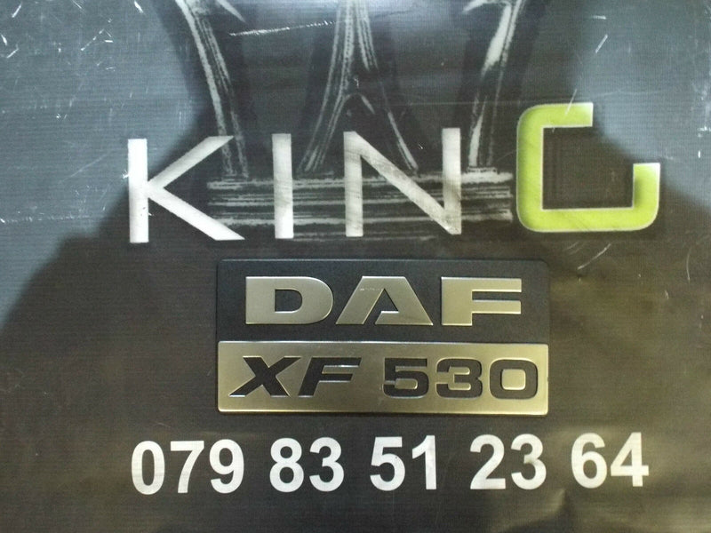 DAF Large Bus Lorry Side Cabin Coach Truck "DAF XF 530" Script Logo