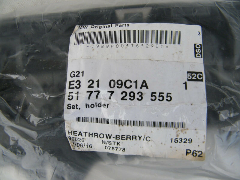 BMW 1 SERIES F20  3 Set of REAR BUMPER strips holders, left 51777293557 (027)