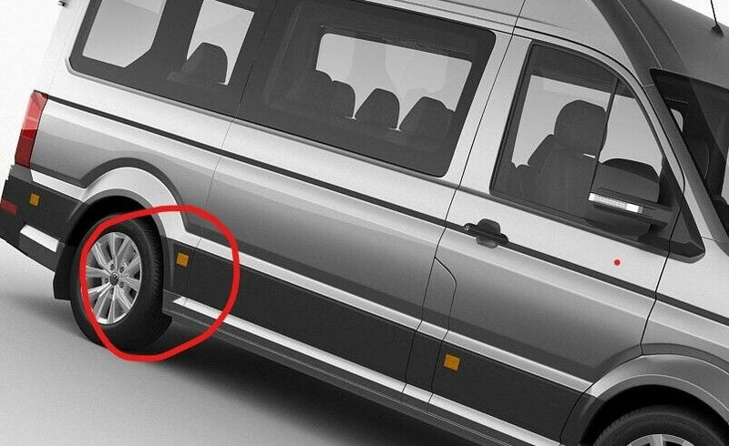 VW CRAFTER 7C 2018 REAR TRIM MOULDING RIGHT SIDE PROTECT PANEL 7C0853536