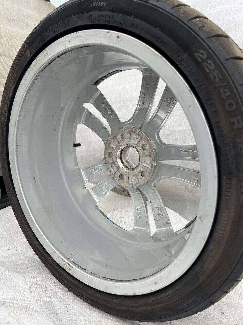 AUDI A3 S-LINE 18" WHEEL ALLOY RIM & TYRE 225/40/18 7.5J ET51 8V0601025BL