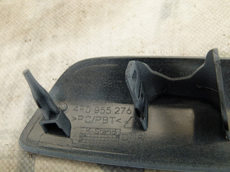 AUDI A6 C6 2008-2011 HEADLIGHT WASHER COVER CAP PAIR GENUINE 4F0955276