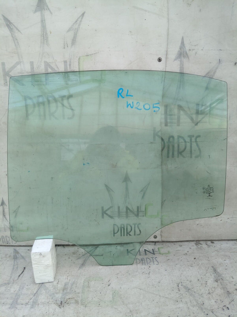 MERCEDES C W205 2014-2021 SALOON REAR LEFT DOOR WINDOW GLASS  #
