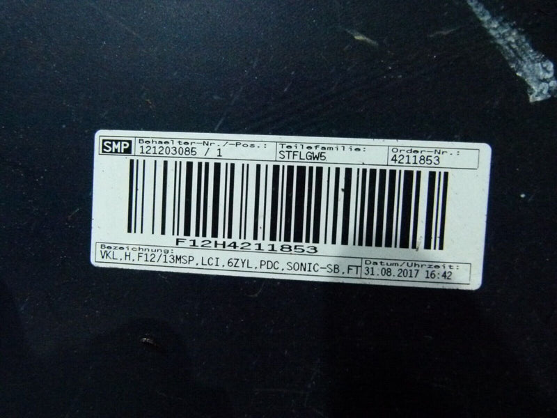 BMW 6 SERIES F13 M-SPORT LCI 2015-2018 REAR BUMPER PDC GENUINE 21754011