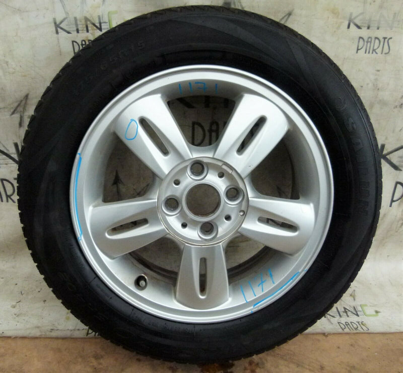 MINI COOPER ONE ALLOY WHEEL RIM 15" 5.5JX15H2 IS45 6763295 TYRE 175/65 R15