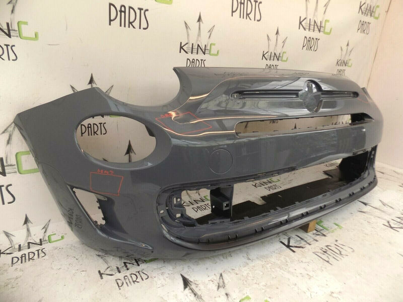 FIAT 500 S SPORT 2016-ON FACELIFT FRONT BUMPER GREY 735619571