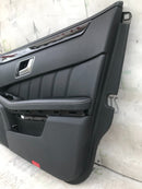 MERCEDES W212 2010-2015 FRONT DOOR LEATHER CARD COVER RIGHT DRIVER SIDE