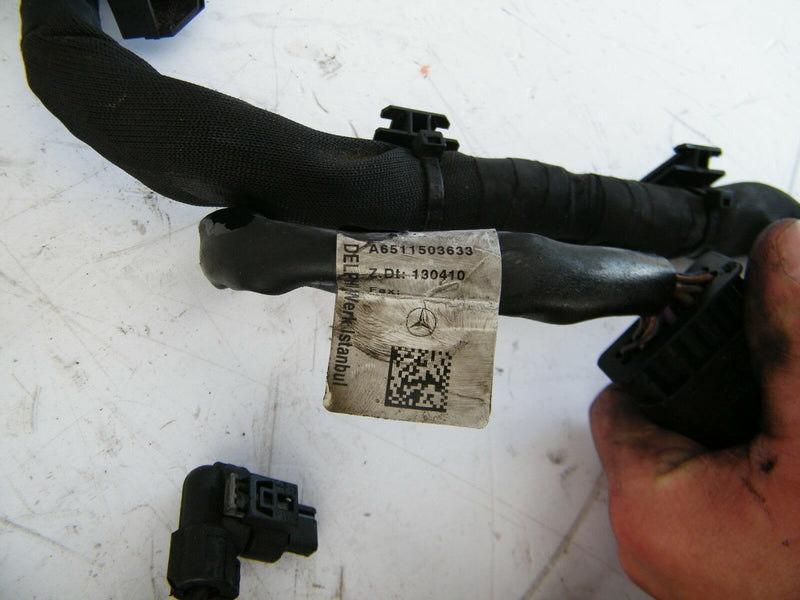 MERCEDES W212 E220 E-Class 2010-15 WIRING LOOM ENGINE MOTOR HARNESS A6510103049