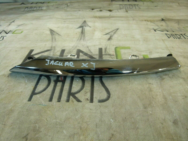 JAGUAR XJ X351 2010-15 FRONT BUMPER LEFT SIDE CHROME TRIM MOULDING AW93-17C753