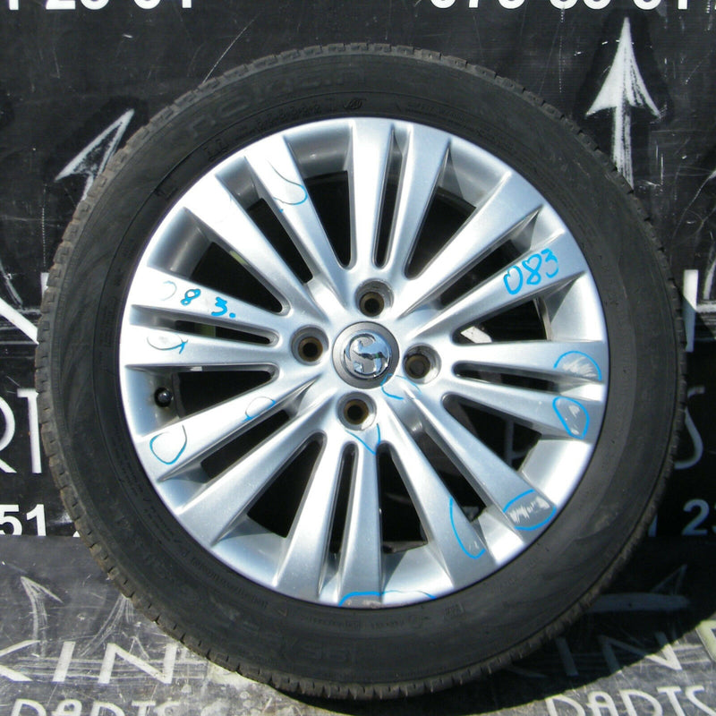OPEL VAUXHALL CORSA D GENUINE ALLOY WHEEL TYRE 195/55 16" OP058 6Jx16 TS40(084)