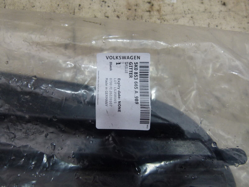 VW GOLF MK6 2009-2013 FRONT BUMPER LEFT FOG LIGHT TRIM GENUINE 5K0853665