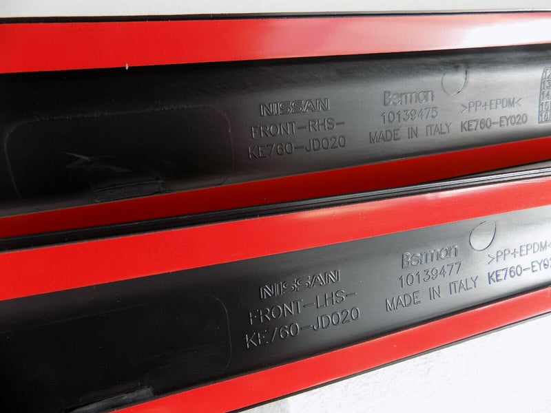 NISSAN QASHQAI J10 2006-2014 FRONT DOORS MOULDING TRIM DECOR LH & RH /B04-64