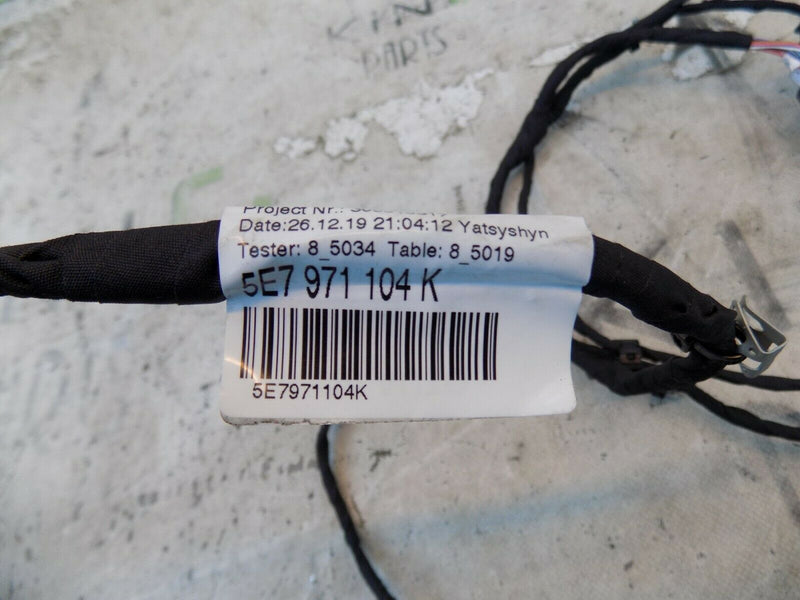 SKODA OCTAVIA MK3 2012-2019 REAR BUMPER WIRING PDC OEM 5E7971104K