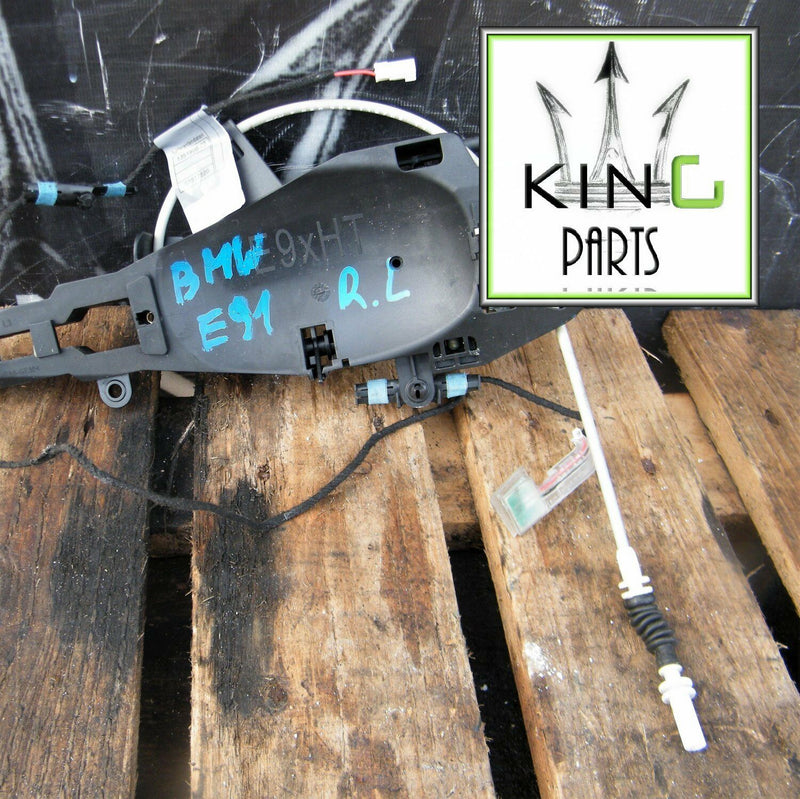 BMW 3 E90 E91 05-11 GENUINE HANDLE SET MOUNT CARRIER N/S Rear Door Left Side