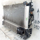 VAUXHAL CORSA D 1.3 CDTI AIR CON CONDENSER & COOLING FAN RADIATOR 13310108