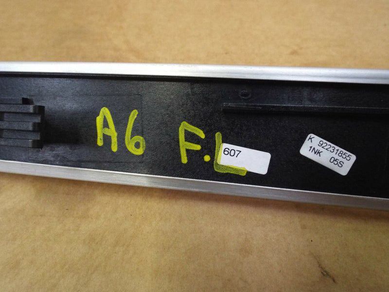 Audi A6 C6 2004-2011 Front Left N/S Door Card Aluminium Trim Strip 4F0 867 409