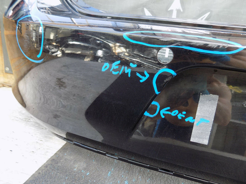 VW GOLF MK7 VII 2013-ON 5G6 REAR BUMPER BLACK GENUINE PDC 5G6807421 (A8676)