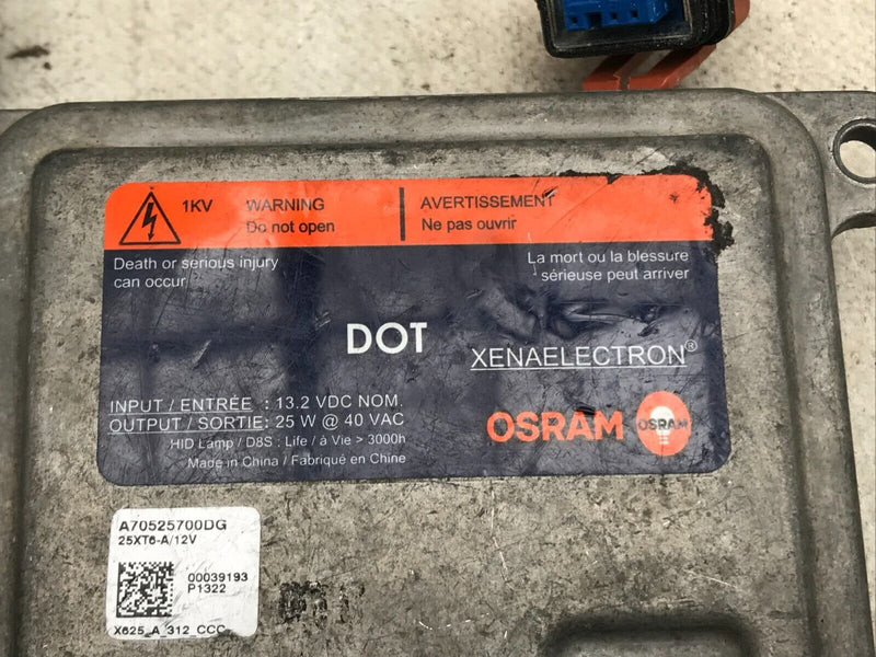 FORD FOCUS RS ST MK3 2012-18 XENON BALLAST CONTROL UNIT STARTER OSRAM A70525700
